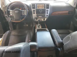 2008 Infiniti QX56 z VIN 5N3AA08D48N901835, wystawiony jako Copart lot #57512205 z przebiegiem 234 514 mil mil oraz Szkoda całkowita • Salvage title. Historia ofert i sprzedaży dostępna na DreamBid. Obrazek 8.