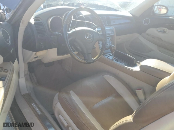 2008 Lexus SC 430 with VIN JTHFN45Y989017368, listed as a Copart auction lot 88091855 with 111,260 mi miles and Salvage Title. Bid and sale history available at carsss.com. Image 8.