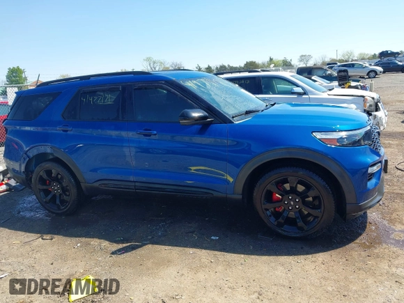 2020 Ford Explorer ST with VIN 1FM5K8GC1LGA05004, listed as a IAAI auction lot 41977171 with 120,530 mi miles and . Bid and sale history available at DreamBid. Image 14.