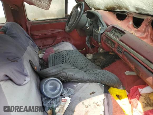 1992 Ford F-150 with VIN 1FTEX15N2NKB78371, listed as a Copart auction lot 58829415 with Not provided miles and Salvage title. Bid and sale history available at DreamBid. Image 7.