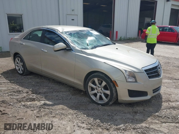 2014 Cadillac ATS Standard AWD with VIN 1G6AG5RXXE0104616, listed as a IAAI auction lot 42353317 with 123,169 mi miles and . Bid and sale history available at DreamBid. Image 1.