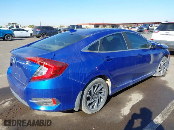2018 Honda Civic EX с VIN 2HGFC2F76JH552764, выставлен на аукционе IAAI как лот 40946970 с пробегом 14 миль миль и . История ставок и продаж доступна на DreamBid. Изображение 4.