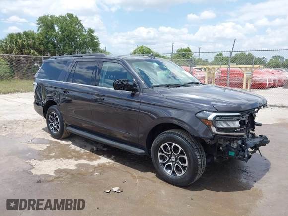 2024 Ford Expedition Max XLT with VIN 1FMJK1J83REA31036, listed as a IAAI auction lot 42190319 with 26,956 mi miles and . Bid and sale history available at DreamBid. Image 1.