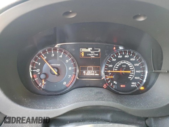 2018 Subaru WRX z VIN JF1VA1A64J9832987, wystawiony jako Copart lot #50755475 z przebiegiem 116 046 mil mil oraz Szkoda całkowita • Salvage title. Historia ofert i sprzedaży dostępna na DreamBid. Obrazek 9.