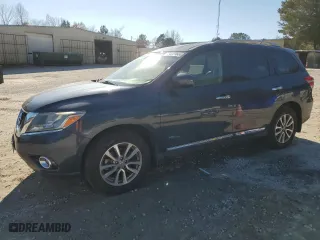 2014 Nissan Pathfinder Platinum Hybrid with VIN 5N1CR2MM0EC644661, listed as a Copart auction lot 84023664 with 126,086 mi miles and Clean Title. Bid and sale history available at carsss.com. Image 1.