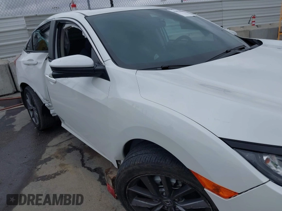 2019 Honda Civic Sedan EX with VIN 19XFC1F38KE210039, listed as a IAAI auction lot 41870809 with 23,391 mi miles. Bid and sale history available at carsss.com. Image 6.