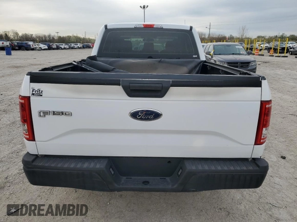 2017 Ford F-150 XL with VIN 1FTEX1C80HKD03319, listed as a Copart auction lot 52503605 with 0 mi miles and Clean Title. Bid and sale history available at carsss.com. Image 6.