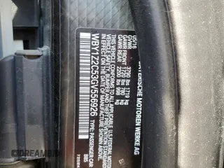 2016 BMW i3 z VIN WBY1Z2C53GV556926, wystawiony jako Copart lot #63845724 z przebiegiem 55 337 mil mil oraz Szkoda całkowita • Salvage title. Historia ofert i sprzedaży dostępna na DreamBid. Obrazek 12.