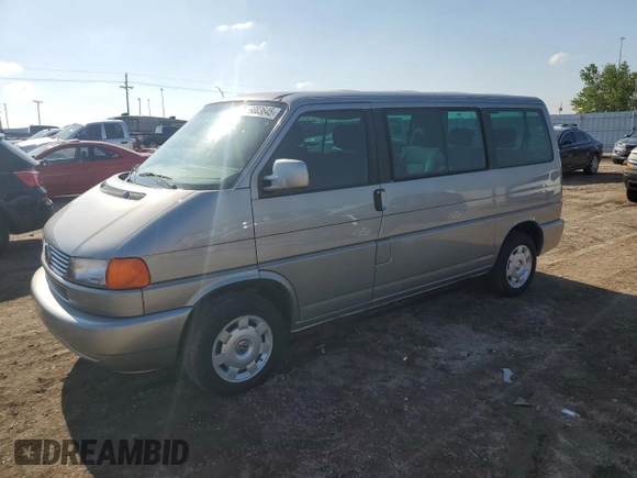 2000 Volkswagen EuroVan с VIN WV2MH4703YH013265, выставлен на аукционе Copart как лот 59003645 с пробегом Не указан миль и Списание • Salvage title. История ставок и продаж доступна на DreamBid. Изображение 1.