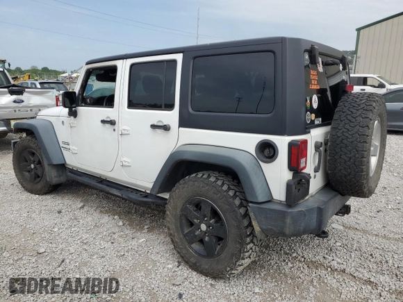 2016 Jeep Wrangler Unlimited Sport with VIN 1C4BJWDG2GL115417, listed as a Copart auction lot 57046845 with Not provided miles and Salvage title. Bid and sale history available at DreamBid. Image 2.