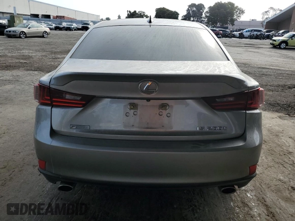 2016 Lexus IS 200t with VIN JTHBA1D28G5036909, listed as a Copart auction lot 59609255 with 141,049 mi miles and Salvage title. Bid and sale history available at DreamBid. Image 6.