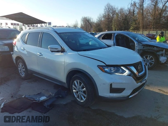 2018 Nissan Rogue SV with VIN KNMAT2MV0JP537053, listed as a IAAI auction lot 41128221 with 109,976 mi miles. Bid and sale history available at carsss.com. Image 1.