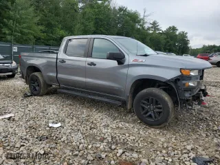 2019 Chevrolet Silverado 1500 Custom Trail Boss with VIN 1GCPYCEH0KZ382889, listed as a Copart auction lot 64442554 with 82,770 mi miles and Salvage Title. Bid and sale history available at carsss.com. Image 4.