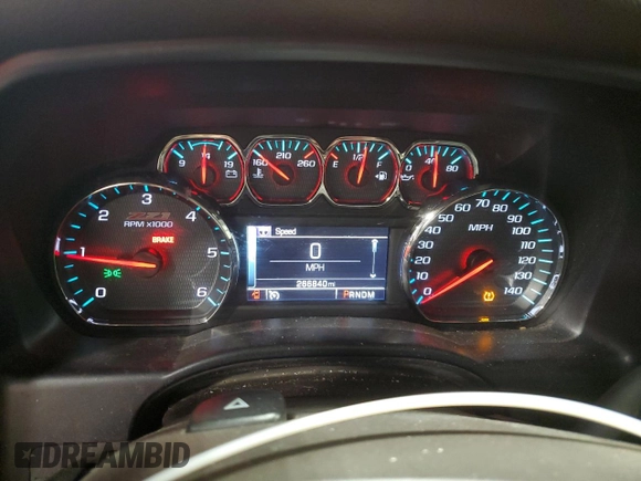 2014 Chevrolet Silverado 1500 LTZ with VIN 1GCVKSEJ5EZ205037, listed as a Copart auction lot 42328535 with 266,840 mi miles and Salvage Title. Bid and sale history available at DreamBid. Image 9.