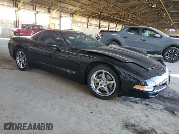 2002 Chevrolet Corvette with VIN 1G1YY22G725125125, listed as a Copart auction lot 73348114 with 94,048 mi miles and Salvage Title. Bid and sale history available at carsss.com. Image 4.