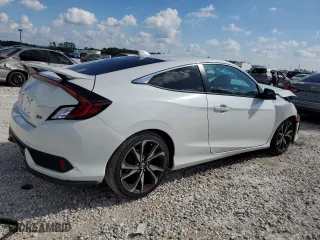 2019 Honda Civic Si Coupe with VIN 2HGFC3A56KH751889, listed as a Copart auction lot 79749494 with 61,994 mi miles and Salvage Title. Bid and sale history available at carsss.com. Image 3.