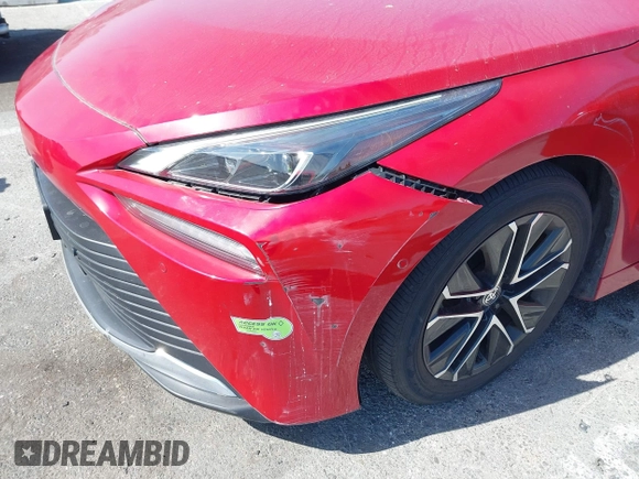 2022 Toyota Mirai XLE with VIN JTDAAAAA6NA004649, listed as a IAAI auction lot 42272950 with 24,687 mi miles and . Bid and sale history available at DreamBid. Image 17.