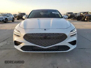 2022 Genesis G70 2.0T with VIN KMTG34TA7NU103693, listed as a Copart auction lot 73323644 with 10,901 mi miles and Salvage Title. Bid and sale history available at carsss.com. Image 5.