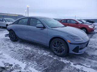 2024 Hyundai IONIQ 6 Limited with VIN KMHM54AC5RA054187, listed as a Copart auction lot 84738604 with 17,457 mi miles and Salvage Title. Bid and sale history available at carsss.com. Image 4.