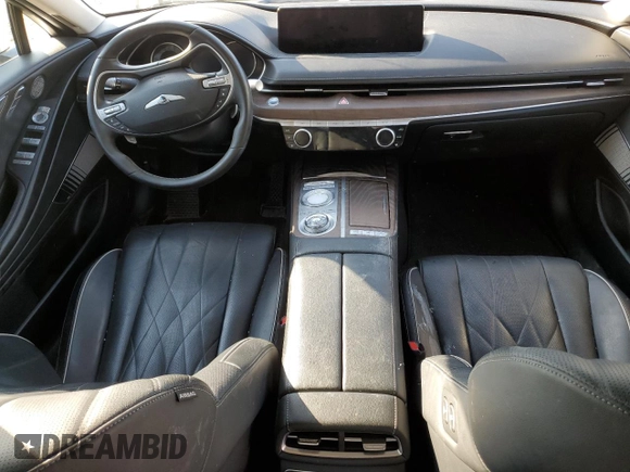 2021 Genesis G80 2.5T with VIN KMTGB4SC1MU078178, listed as a Copart auction lot 43626885 with Not Provided miles and Salvage Title. Bid and sale history available at DreamBid. Image 8.