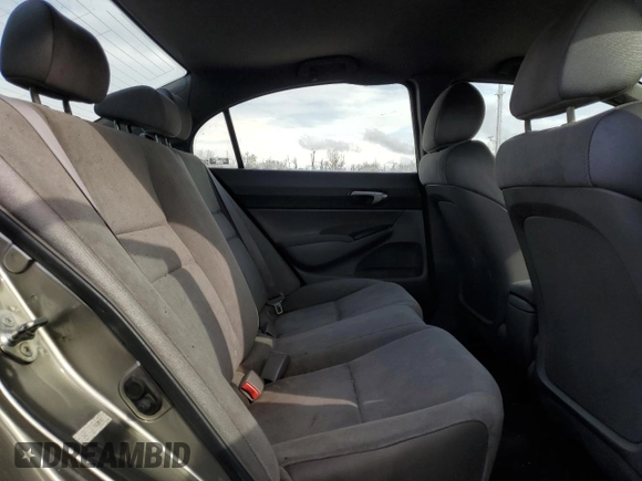 2008 Honda Civic LX with VIN 2HGFA16578H305987, listed as a Copart auction lot 49383425 with 302,179 mi miles and Clean Title. Bid and sale history available at DreamBid. Image 10.