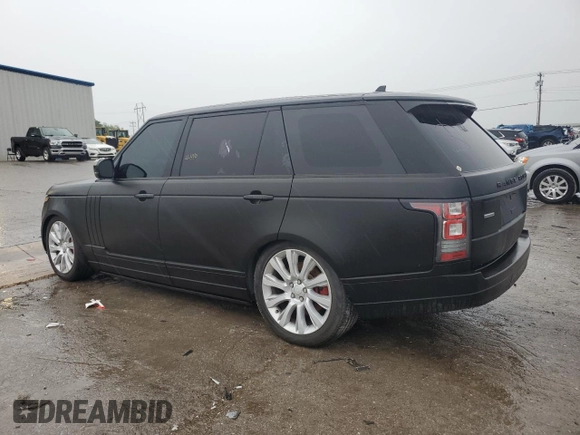 2016 Land Rover Range Rover Supercharged z VIN SALGS3EF9GA280747, wystawiony jako Copart lot #55808245 z przebiegiem 110 408 mil mil oraz Czysty tytuł • Clean title. Historia ofert i sprzedaży dostępna na DreamBid. Obrazek 2.