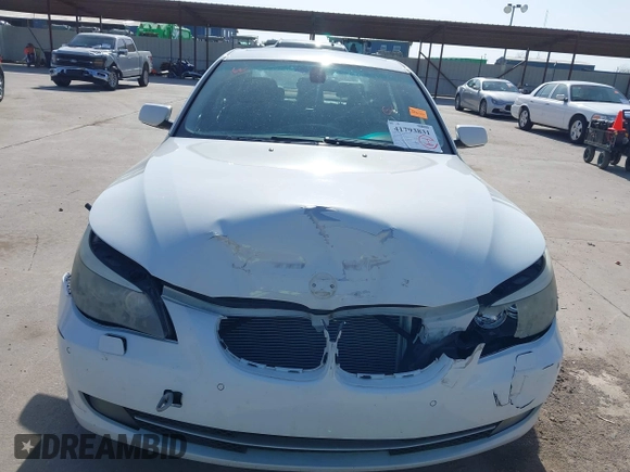 2008 BMW 5 Series 528i with VIN WBANU53558CT13907, listed as a IAAI auction lot 41793831 with Not Provided miles and . Bid and sale history available at carsss.com. Image 12.