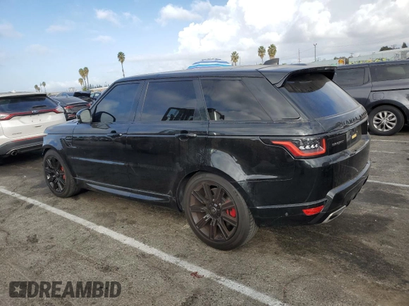 2019 Land Rover Range Rover Sport HSE Dynamic with VIN SALWV2SVXKA419141, listed as a Copart auction lot 79052744 with 58,605 mi miles and Salvage Title. Bid and sale history available at carsss.com. Image 2.