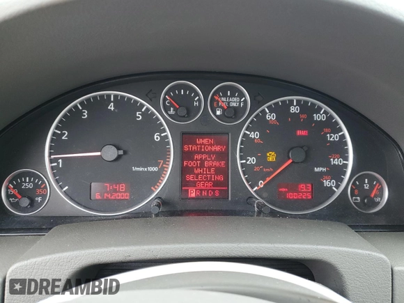 2002 Audi A6 3.0L with VIN WAULT64B62N104952, listed as a Copart auction lot 51738065 with 100,225 mi miles and Salvage Title. Bid and sale history available at carsss.com. Image 9.