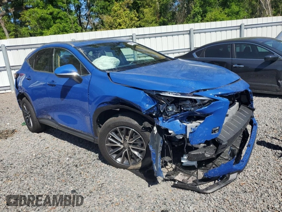 2025 Lexus NX 350h with VIN 2T2AKCEZ2SC040365, listed as a Copart auction lot 50443645 with 12,158 mi miles and Salvage Title. Bid and sale history available at DreamBid. Image 4.