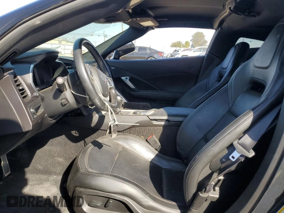 2019 Chevrolet Corvette 1LT with VIN 1G1YB2D79K5105215, listed as a Copart auction lot 71198074 with 23,636 mi miles and Salvage Title. Bid and sale history available at carsss.com. Image 7.