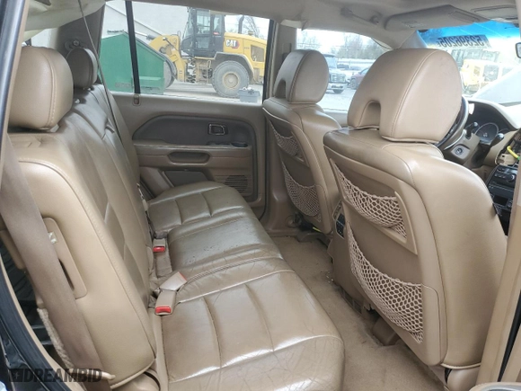 2006 Honda Pilot EX-L with RES with VIN 2HKYF18676H510373, listed as a Copart auction lot 52396205 with 0 mi miles and Salvage Title. Bid and sale history available at carsss.com. Image 11.