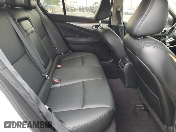 2019 Infiniti Q50 Luxe with VIN JN1EV7APXKM541762, listed as a Copart auction lot 59035515 with 59,295 mi miles and Salvage title. Bid and sale history available at DreamBid. Image 10.