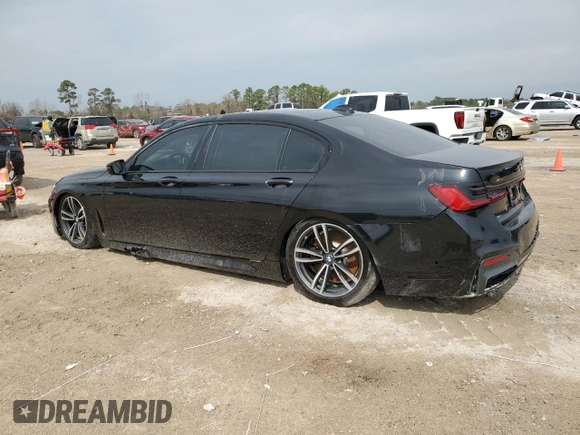 2022 BMW 7 Series 750i xDrive с VIN WBA7U2C01NCK83702, выставлен на аукционе Copart как лот 45450975 с пробегом Не указан миль и Списание • Salvage title. История ставок и продаж доступна на DreamBid. Изображение 2.