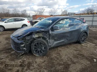 2024 Tesla Model Y Long Range with VIN 7SAYGDEE0RF985007, listed as a Copart auction lot 46619755 with Not Provided miles and Salvage Title. Bid and sale history available at DreamBid. Image 1.