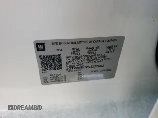 2019 GMC Sierra 1500 Limited SLE with VIN 2GTV2MEC2K1122652, listed as a Copart auction lot 70606994 with 70,350 mi miles and Salvage Title. Bid and sale history available at carsss.com. Image 12.