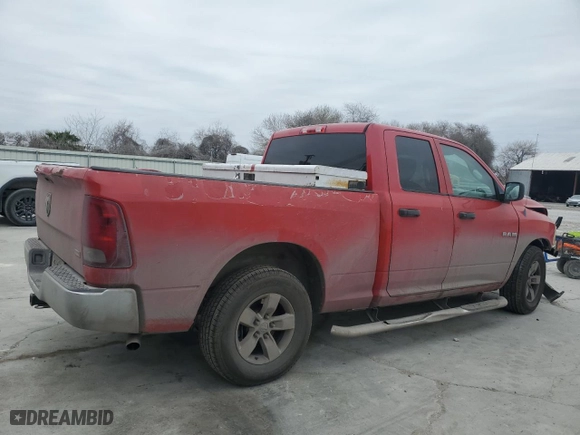 2010 Dodge Ram 1500 SLT with VIN 1D7RB1GP1AS228708, listed as a Copart auction lot 46297195 with 264,455 mi miles and Salvage Title. Bid and sale history available at carsss.com. Image 3.