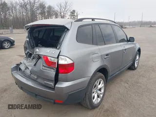 2009 BMW X3 xDrive30i with VIN WBXPC934X9WJ27487, listed as a IAAI auction lot 41677621 with 191,102 mi miles. Bid and sale history available at carsss.com. Image 4.