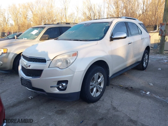 2012 Chevrolet Equinox LTZ with VIN 2GNALFEK4C1176008, listed as a IAAI auction lot 41443482 with 229,575 mi miles. Bid and sale history available at carsss.com. Image 2.