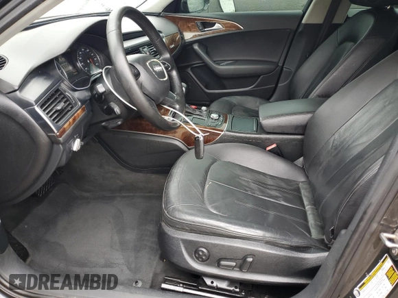 2012 Audi A6 Premium Plus with VIN WAUGGAFC2CN054230, listed as a Copart auction lot 58772165 with 154,349 mi miles and Clean title. Bid and sale history available at DreamBid. Image 7.