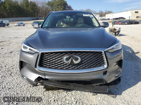 2021 Infiniti QX50 Luxe with VIN 3PCAJ5BA1MF126377, listed as a Copart auction lot 47115455 with 12,497 mi miles and Salvage title. Bid and sale history available at DreamBid. Image 5.
