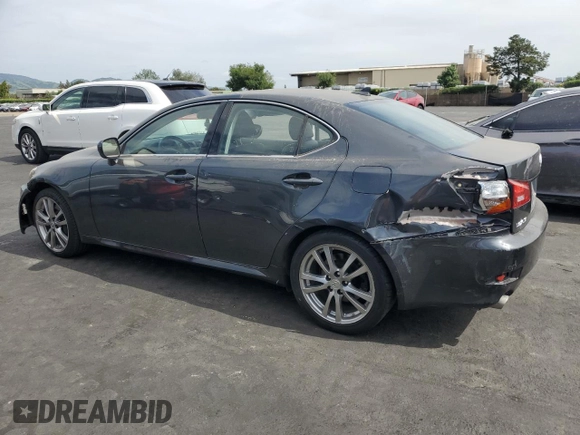 2008 Lexus IS 350 with VIN JTHBE262582013646, listed as a Copart auction lot 53187215 with 130,826 mi miles and Clean title. Bid and sale history available at DreamBid. Image 2.