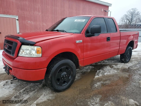 2008 Ford F-150 STX with VIN 1FTRX14W48FA03922, listed as a Copart auction lot 46475965 with 128,588 mi miles and Clean Title. Bid and sale history available at carsss.com. Image 1.