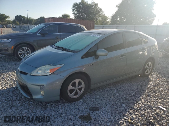 2013 Toyota Prius One with VIN JTDKN3DU6D1731444, listed as a Copart auction lot 55297525 with 138,412 mi miles and Clean Title. Bid and sale history available at carsss.com. Image 1.