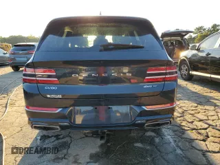 2022 Genesis GV80 with VIN KMUHCESC4NU080544, listed as a Copart auction lot 74490614 with 27,720 mi miles and Salvage title. Bid and sale history available at DreamBid. Image 6.