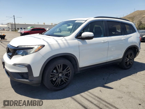 2021 Honda Pilot Special Edition with VIN 5FNYF5H26MB003125, listed as a Copart auction lot 58093325 with 55,575 mi miles and Salvage title. Bid and sale history available at DreamBid. Image 1.