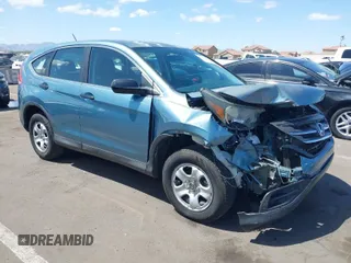 2013 Honda CR-V LX with VIN 2HKRM4H31DH694191, listed as a IAAI auction lot 42074422 with 88,537 mi miles and . Bid and sale history available at DreamBid. Image 1.
