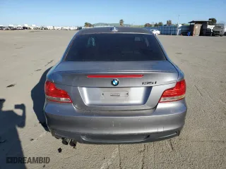2009 BMW 1 Series 135i with VIN WBAUC73549VK94718, listed as a Copart auction lot 46849275 with 0 mi miles and Salvage Title. Bid and sale history available at carsss.com. Image 6.