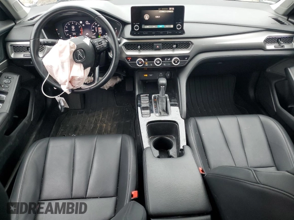 2023 Acura Integra with VIN 19UDE4H23PA005781, listed as a Copart auction lot 58029345 with 52,319 mi miles and Salvage title. Bid and sale history available at DreamBid. Image 8.