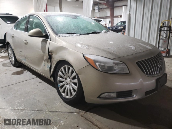 2011 Buick Regal CXL RL3 with VIN 2G4GR5EC9B9177588, listed as a Copart auction lot 87849355 with 117,821 mi miles and Non Repairable. Bid and sale history available at carsss.com. Image 4.